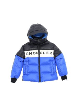 MONCLER JR: padded coats - Febrege down jacket in bluette