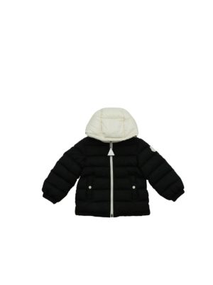 MONCLER JR: padded coats - Lourmarin down jacket in black and cream
