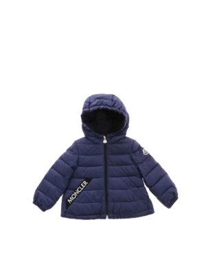 MONCLER JR: padded coats - Muguet down jacket in blue