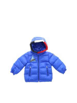 MONCLER JR: padded coats - Remoulis down jacket in electric blue
