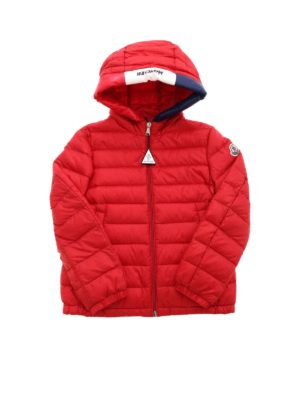 MONCLER JR: padded coats - Sureau down jacket in red