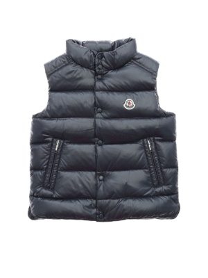 MONCLER JR: padded coats - Tib down jacket in blue