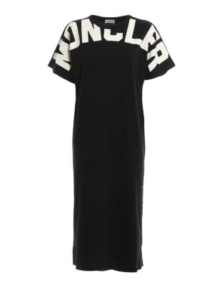 MONCLER: Vestidos media pierna - Vestido Midi - Negro