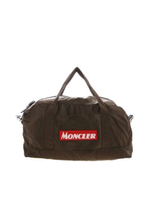 MONCLER: Luggage & Travel bags - Nivelle handbag in Army green color