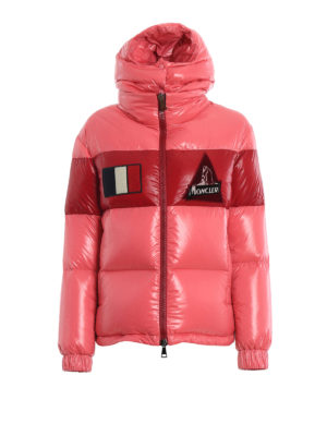 MONCLER: Kurze Daunenjacken - Daunenjacke - Rosa