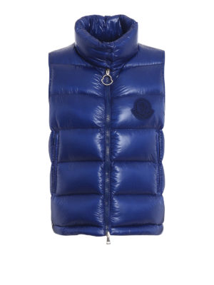 MONCLER: padded jackets - Helsinki blue padded vest