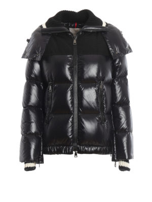 MONCLER: Kurze Daunenjacken - Daunenjacke - Schwarz