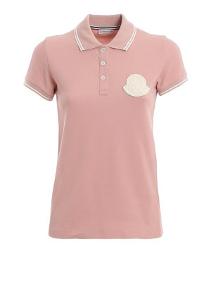 MONCLER: Polos - Polo - Rosado