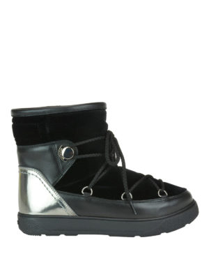 MONCLER: dopo sci - Doposcì Stephanie in velluto e pelle