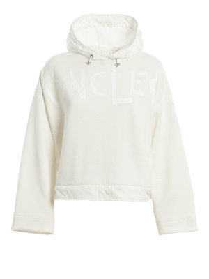 MONCLER: Sudaderas y suéteres - Sudadera - Blanco