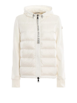 MONCLER: Felpe e maglie - Felpa con front imbottito e cappuccio