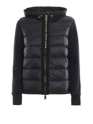 MONCLER: Sweatshirts & Sweaters - Padded front hoodie