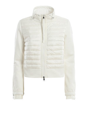 MONCLER: Sweatshirts & Sweaters - Quilted front sweatshirt
