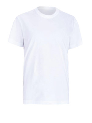 MONCLER: t-shirt - T-shirt in jersey con intrecci tubolari