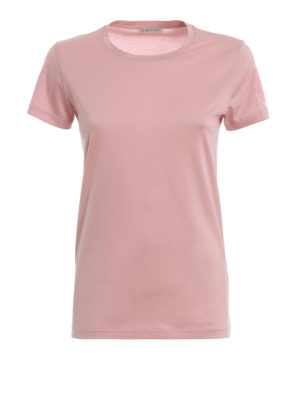 MONCLER: Camisetas - Camiseta - Rosado Claro