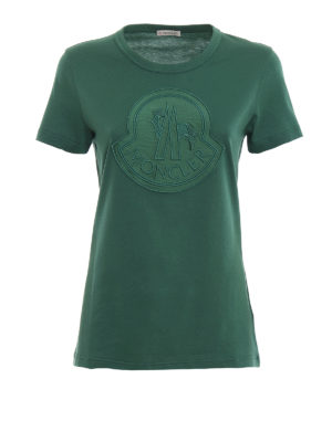 MONCLER: T-shirts - T-Shirt - Grün