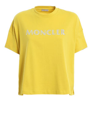 MONCLER: Camisetas - Camiseta - Amarillo