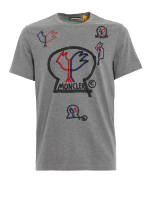 MONCLER: t-shirt - T-shirt Moncler 2 Genius grigia