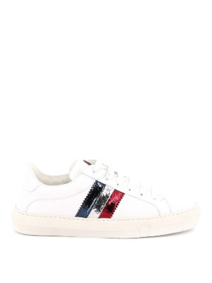 MONCLER: trainers - Ariel leather sneakers