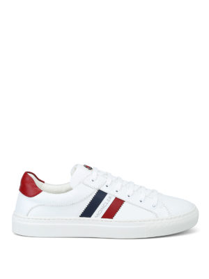 MONCLER: sneakers - Sneaker basse New Leni in pelle