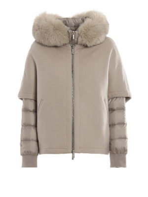 MOORER: giacche imbottite - Giacca Pegaso in lana e cashmere con piumino