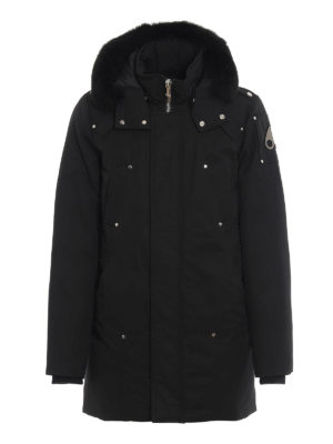 MOOSE KNUCKLES: padded coats - Stirling Parka hooded padded coat