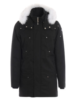 MOOSE KNUCKLES: cappotti imbottiti - Piumino lungo idrorepellente con cappuccio