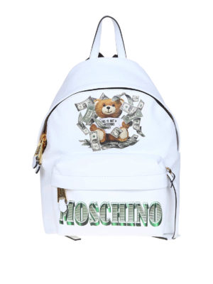 MOSCHINO: Rucksäcke - Rucksack - Weiß