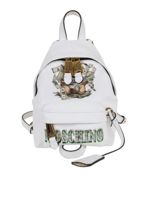 MOSCHINO: Rucksäcke - Rucksack - Weiß