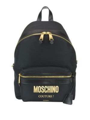 MOSCHINO: zaini - Zaino in nylon Moschino Couture