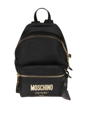 MOSCHINO: zaini - Zaino in nylon Moschino Couture