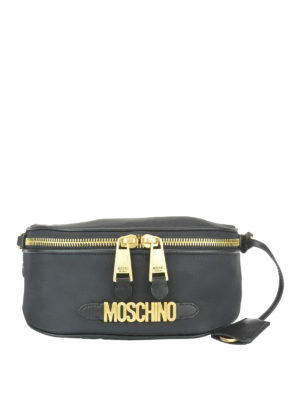MOSCHINO: marsupi - Marsupio con logo lettering