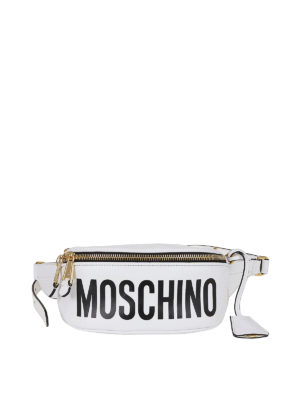 MOSCHINO: Bauchtaschen - Bauchtasche - Weiß