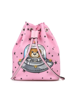 MOSCHINO: Secchielli - Borsa secchiello Ufo Teddy