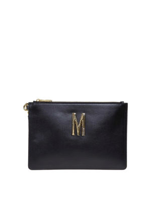 MOSCHINO: Bolso clutch - Bolso Clutch - Negro