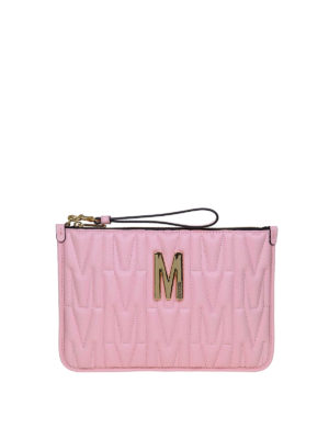MOSCHINO: Bolso clutch - Bolso Clutch - Rosado