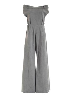 grey jumpsuit formal
