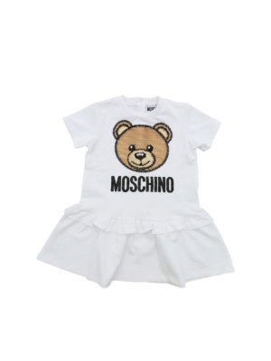 Moschino Kids: Vestidos - Vestido - Blanco