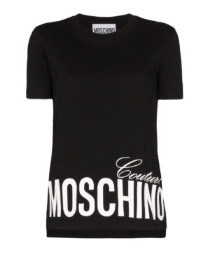 MOSCHINO: Camisetas - Camiseta - Negro