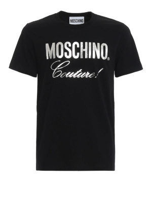 MOSCHINO: t-shirts - Moschino Couture ! black T-shirt