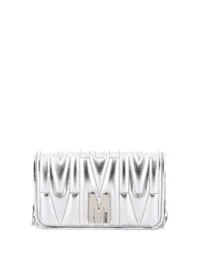 MOSCHINO: Carteras y monederos - Carteras Y Monederos - Plata