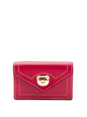 MOSCHINO: portafogli - Portafoglio con applicazione Teddy Bear