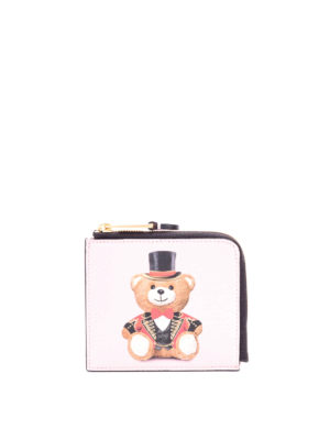 MOSCHINO: portafogli - Piccolo portafoglio Teddy Circus