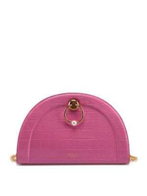 MULBERRY: borse a spalla - Borsa a spalla in pelle stampa cocco