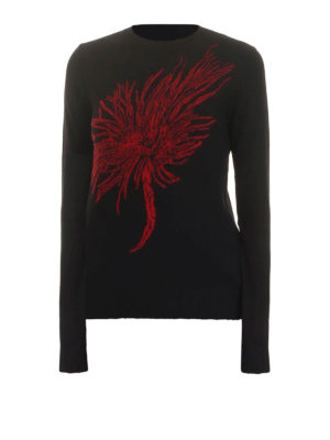 N°21: crew necks - Anemone wool and mohair sweater