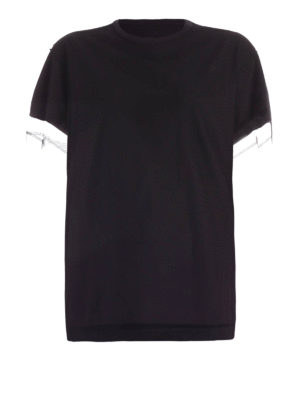 N°21: t-shirts - Tulle layer T-shirt