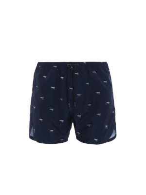 NEIL BARRETT: Costumi piscina e boxer - Boxer mare stampa pistole