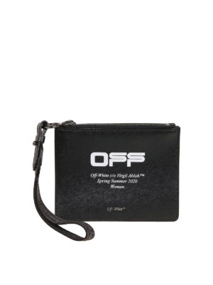 OFF-WHITE: Bolso clutch - Bolso Clutch - Negro