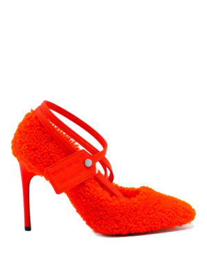 OFF-WHITE: Pumps - Pumps - Orange