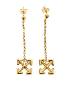 OFF-WHITE: Pendientes - Pendientes - Dorado